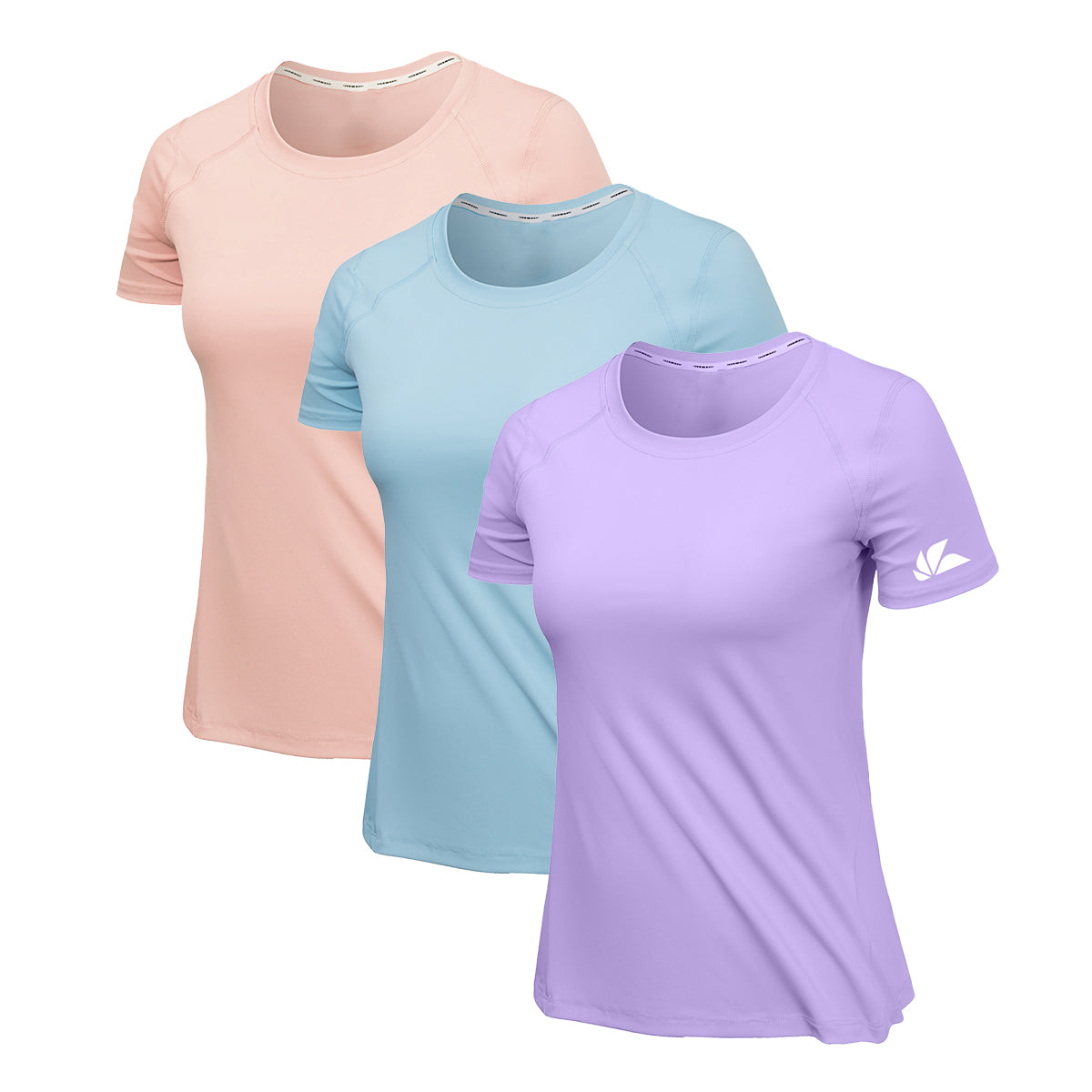 Womens Athletic Gym Stretchable T-Shirt Bundle